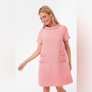 TUCKERNUCK Blush Peony Tweed Jackie Dress